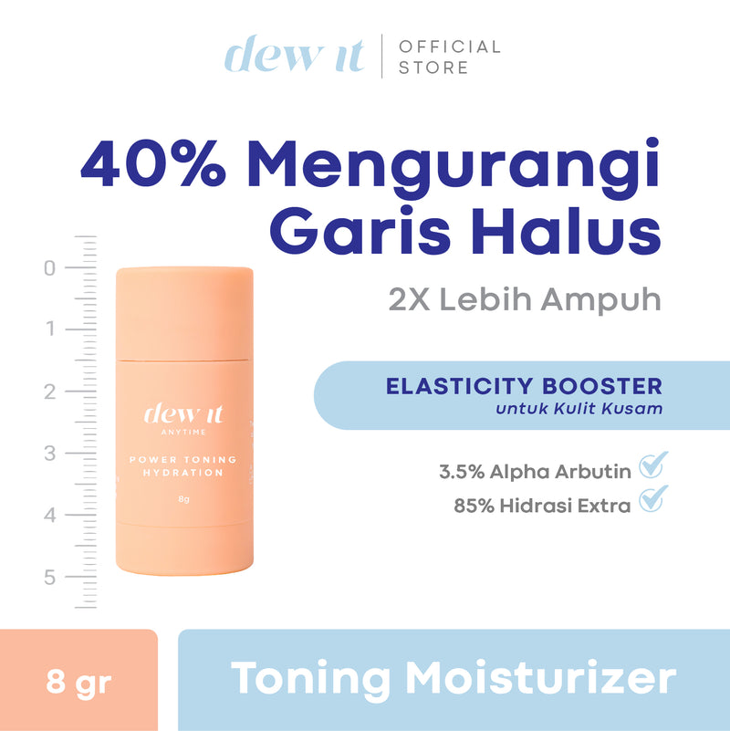DEW IT ANYTIME - POWER TONING HYDRATION TRAVEL SIZE 8 GR
