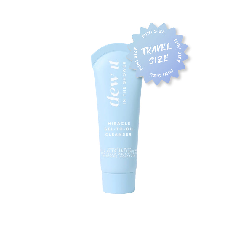 DEW IT IN THE SHOWER - MIRACLE GEL-TO-OIL CLEANSER TRAVEL SIZE 20 GR